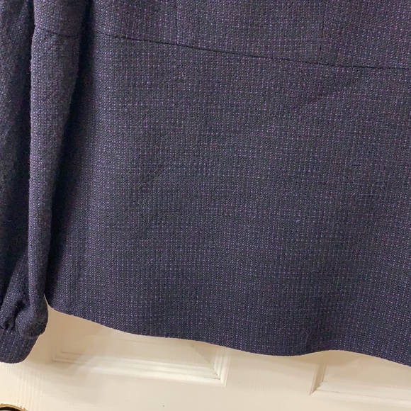 Periphery, US 4, Purple & Black Wool Blend Lined Jacket - Picture 4 of 10